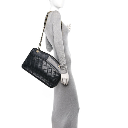 Chanel Lambskin Quilted Shoulder Bag Black 2 of 11