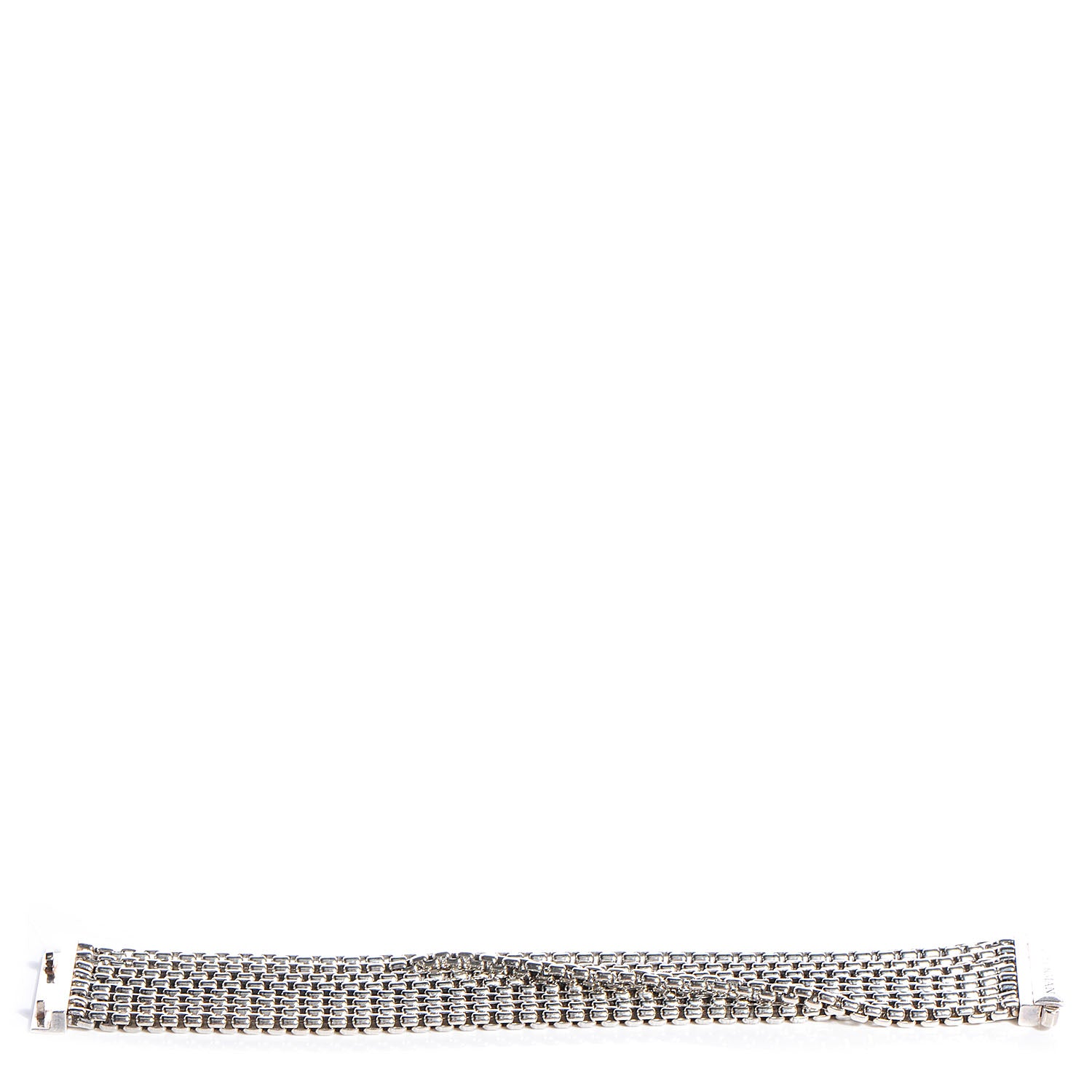 David Yurman Sterling Silver Eight-Row Box Chain Bracelet 1 of 7