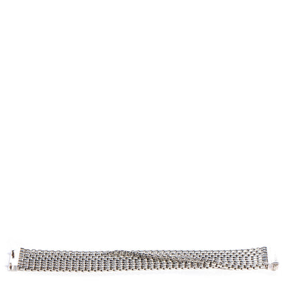 David Yurman Sterling Silver Eight-Row Box Chain Bracelet 1 of 7
