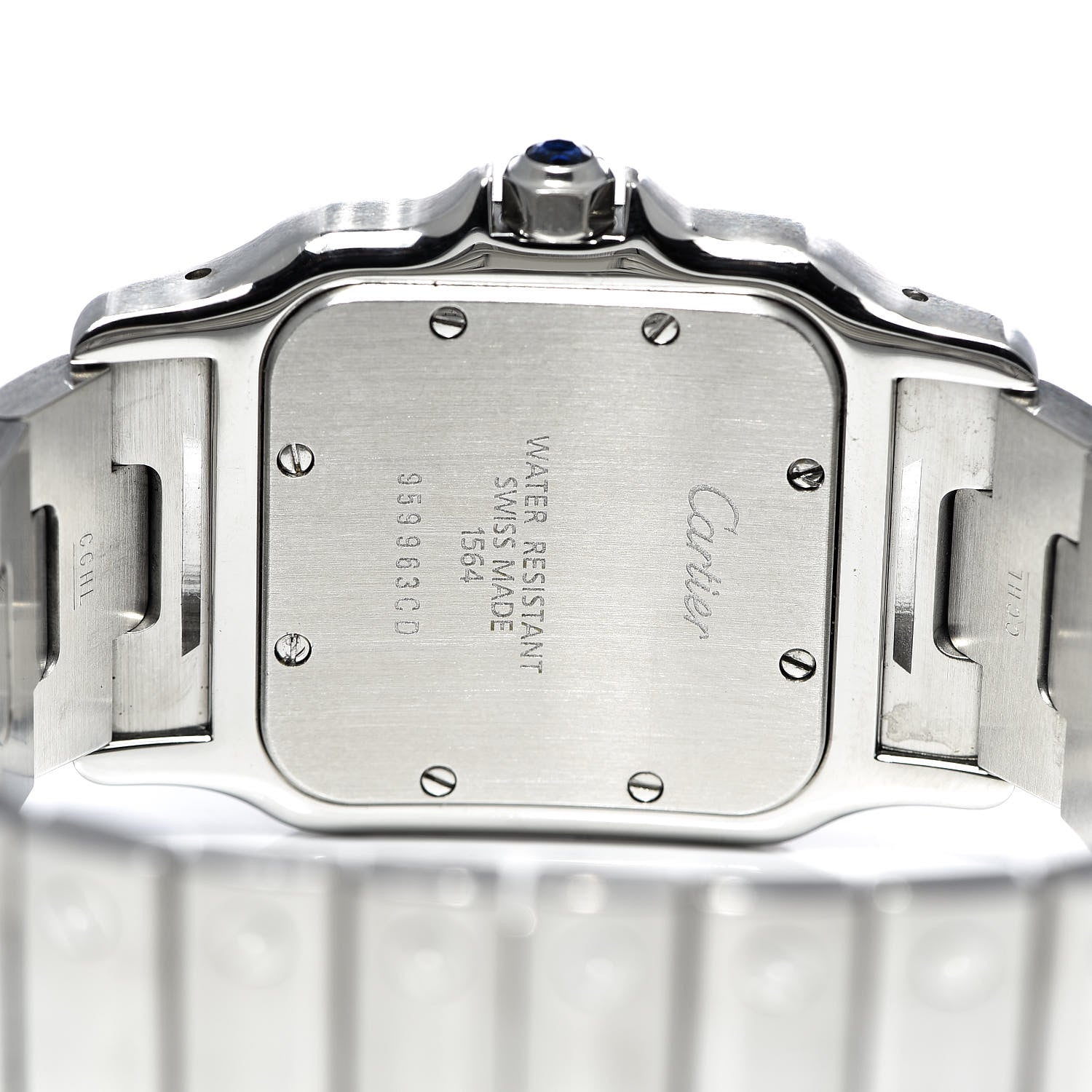 Cartier Stainless Steel 29mm Santos De Galbee Quartz Watch 5 of 7