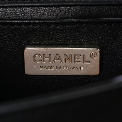 Chanel Galuchat Stingray Small Boy Flap Black 6 of 11