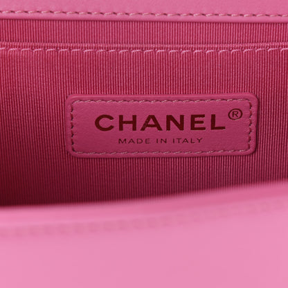 Chanel Calfskin Quilted Medium Boy Flap Pink 5 of 8