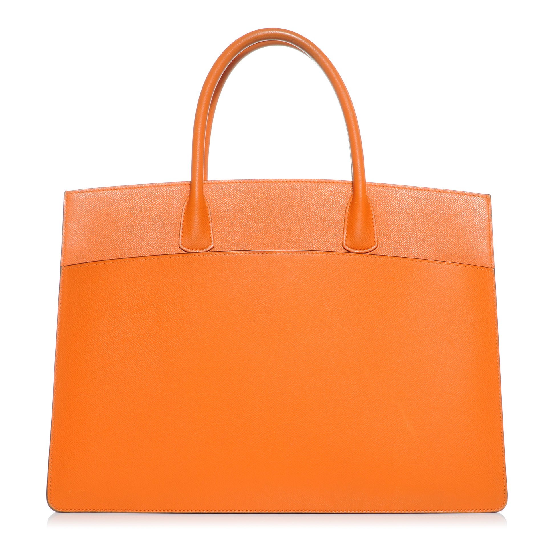 Hermes Courchevel Whitebus 40 Orange 1 of 10