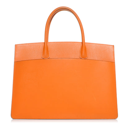 Hermes Courchevel Whitebus 40 Orange 1 of 10