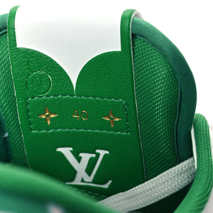 Louis Vuitton Calfskin Charlie Sneaker 40 White Green 8 of 8