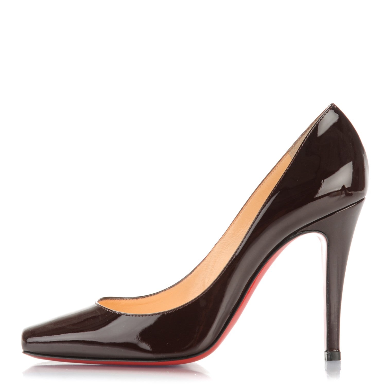 Christian Louboutin Patent Particule 100 Pumps 36.5 Plum 1 of 7