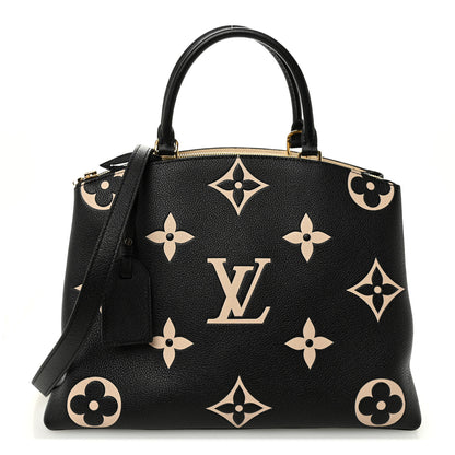 Louis Vuitton Empreinte Monogram Giant Grand Palais Black Beige 1 of 9