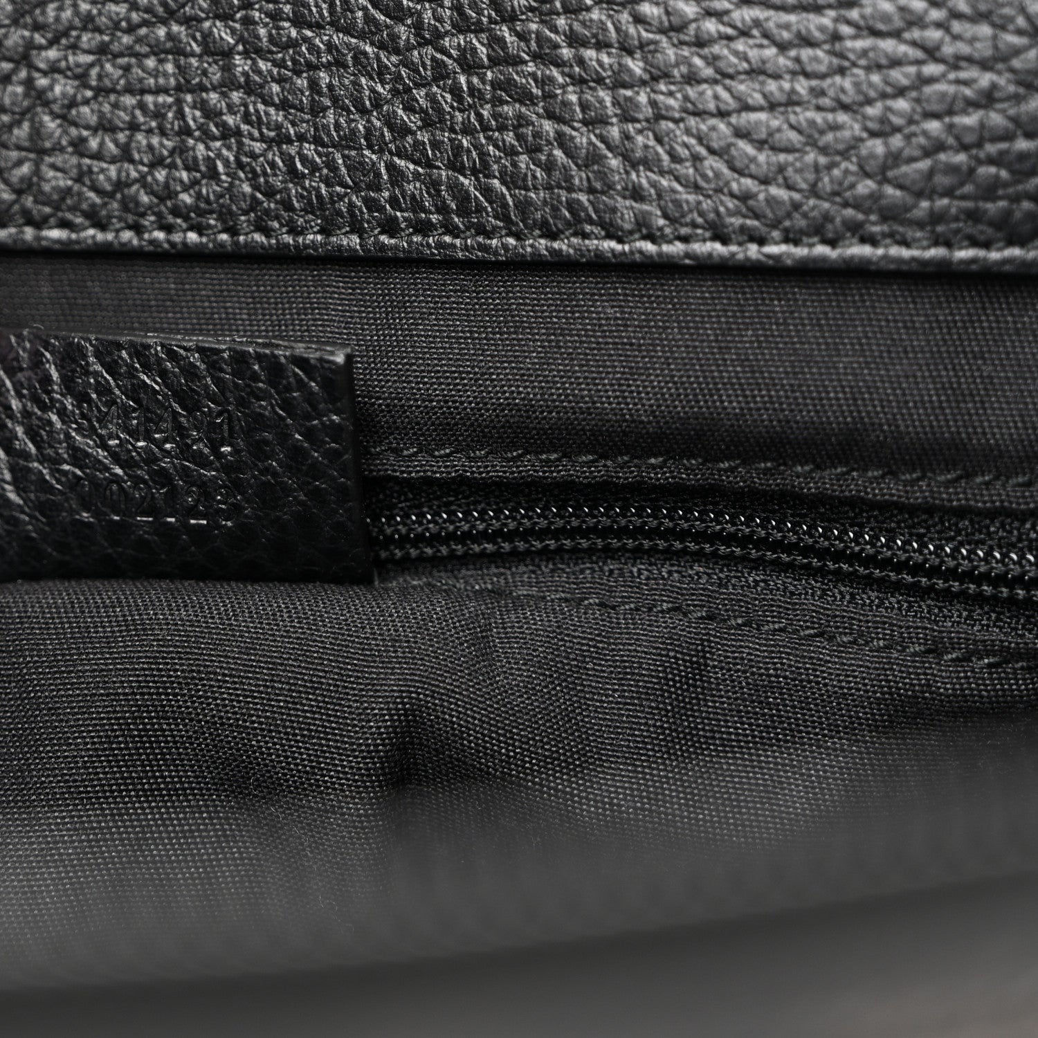 Gucci Denim Monogram Large D Ring Tote Black 6 of 9