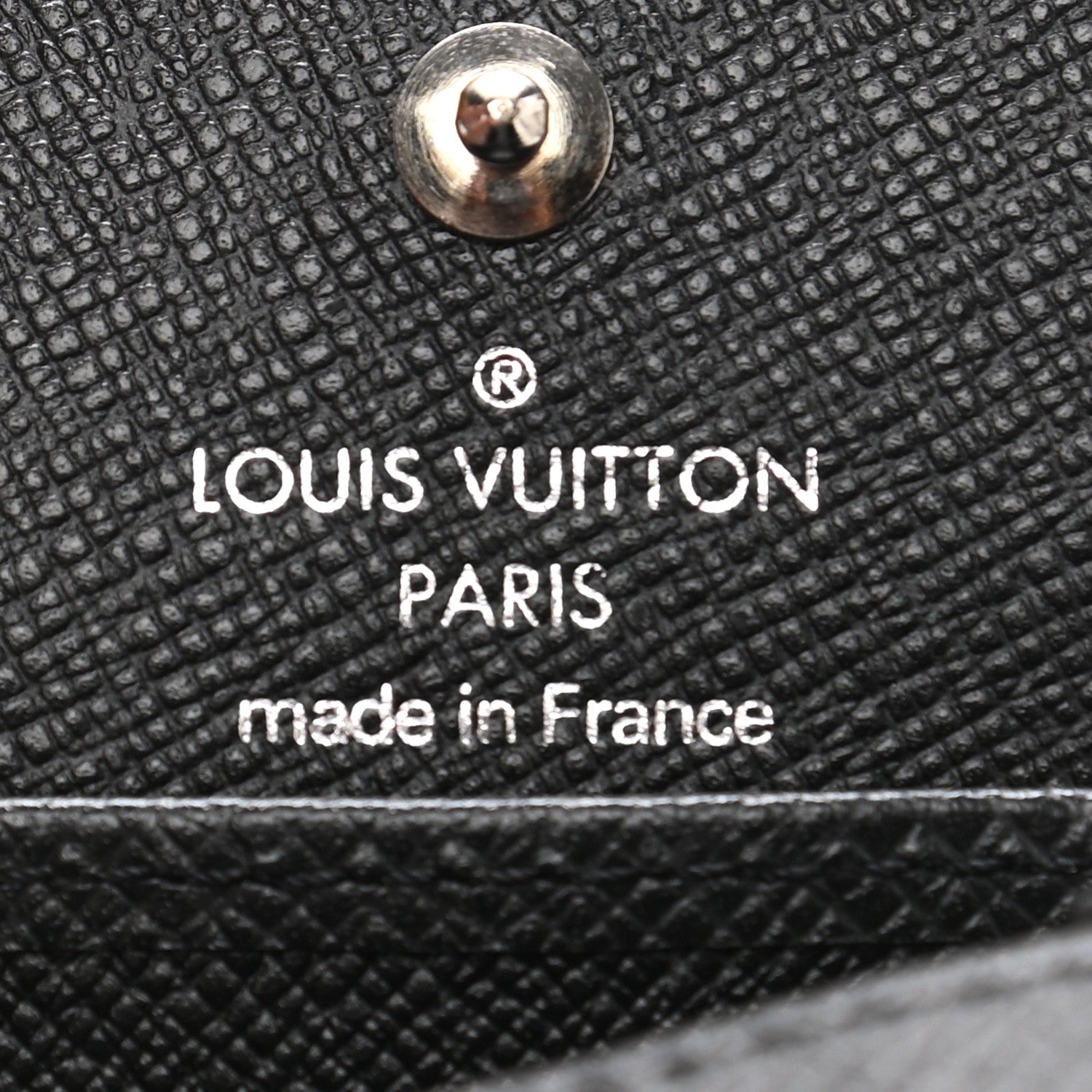 Louis Vuitton Taiga Porte-Monnaie Boite Coin Purse Black 6 of 8