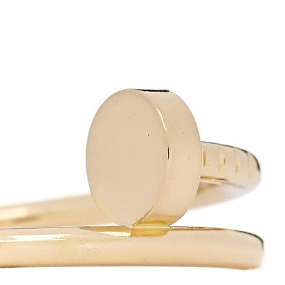 Cartier 18K Yellow Gold Small Juste Un Clou Ring 54 7 4 of 5