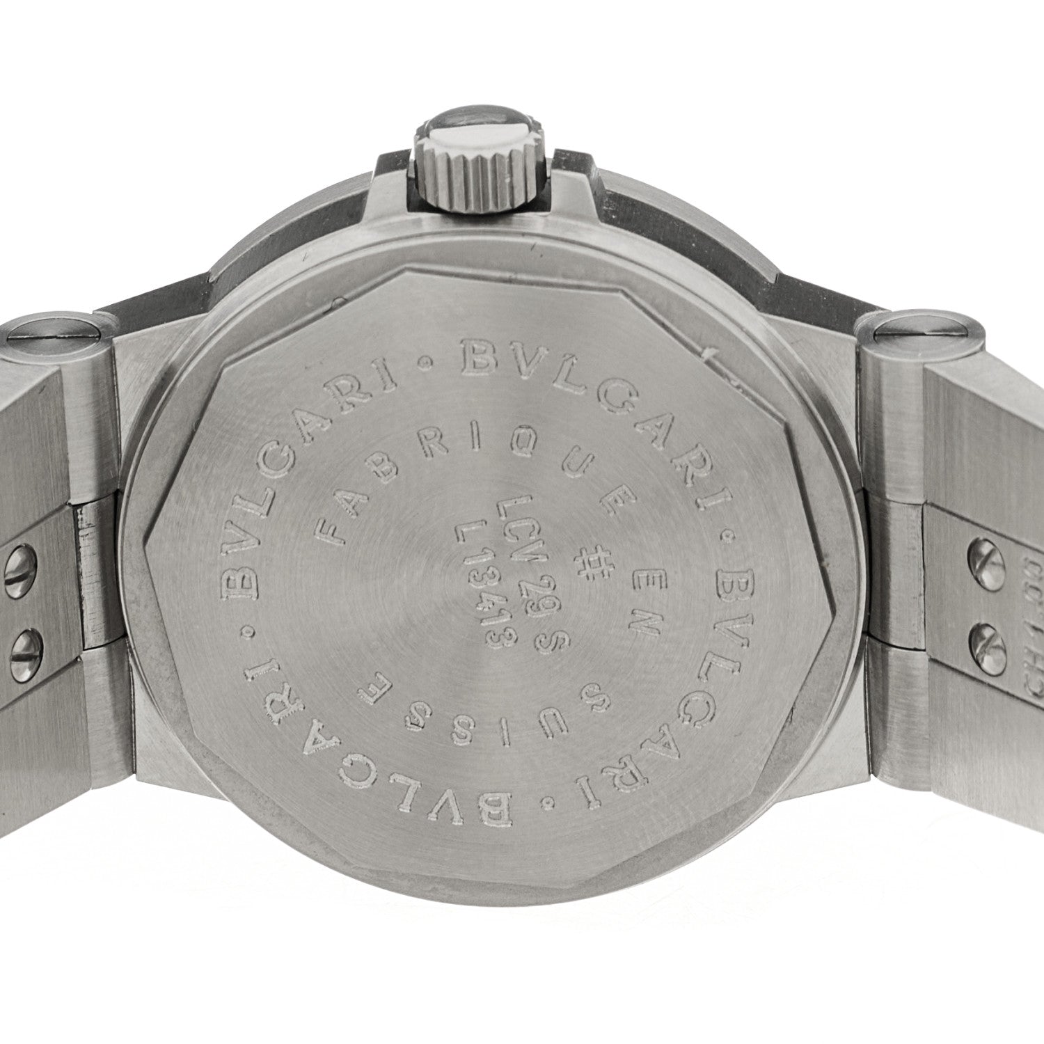 Bulgari Stainless Steel 29mm Diagono Automatic Watch 4 of 5