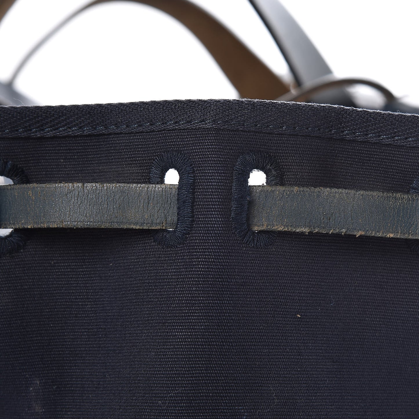 Toile Vache Hunter Herbag Cabas MM Bleu Marine