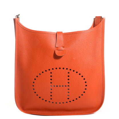 Hermes Epsom Evelyne III GM Orange 1 of 18