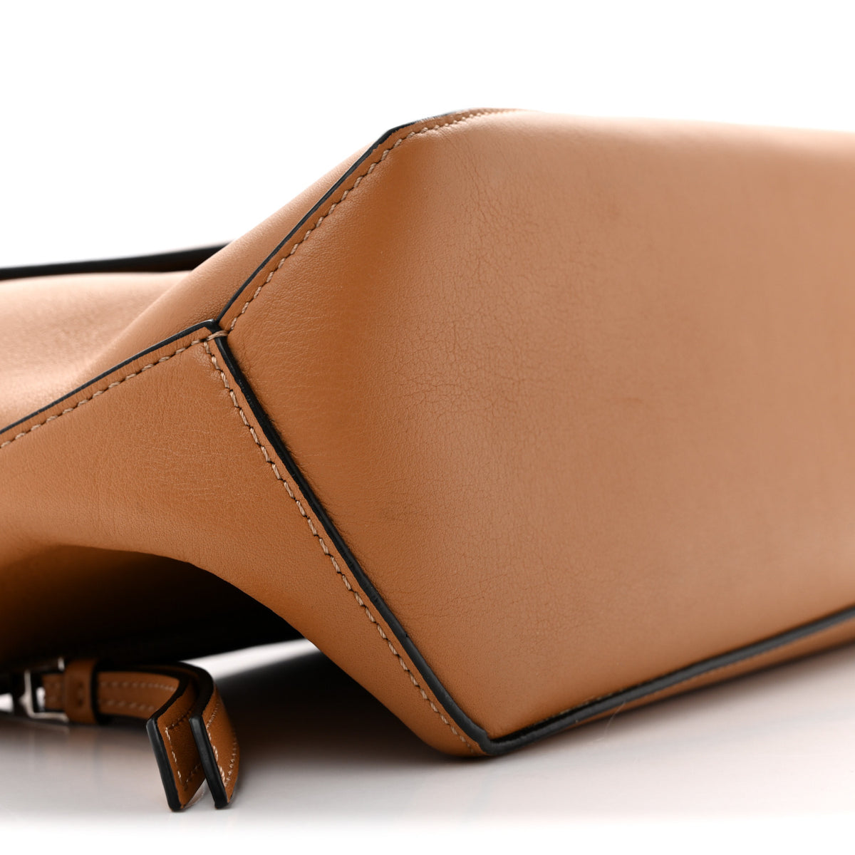 Calfskin Small Puzzle Edge Bag Warm Desert