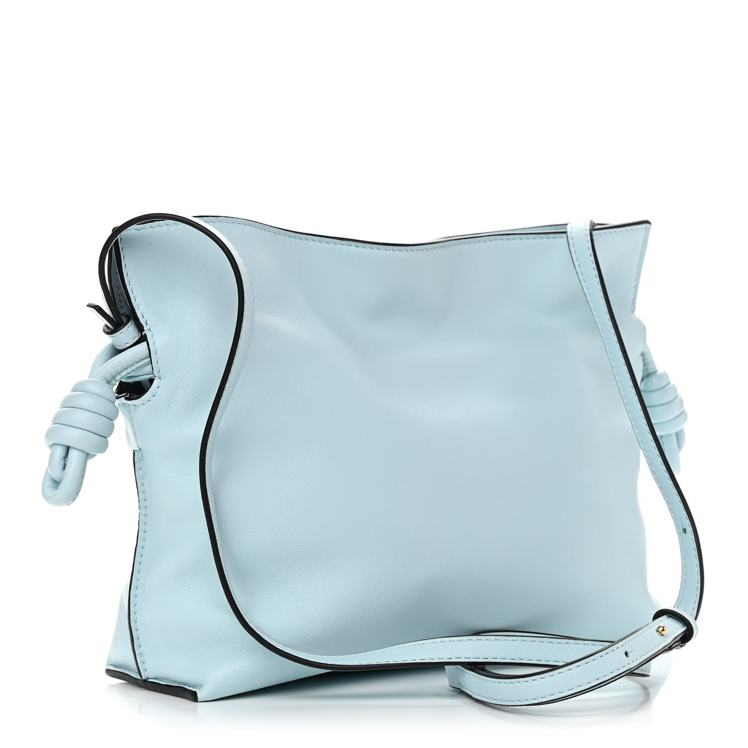 Loewe Calfskin Mini Flamenco Knot Bag Crystal Blue 2 of 10