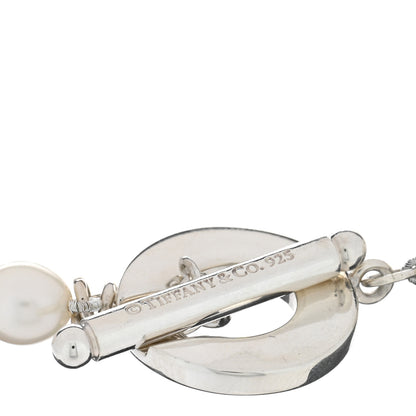 Tiffany Sterling Silver Pearl Toggle Bracelet 3 of 3