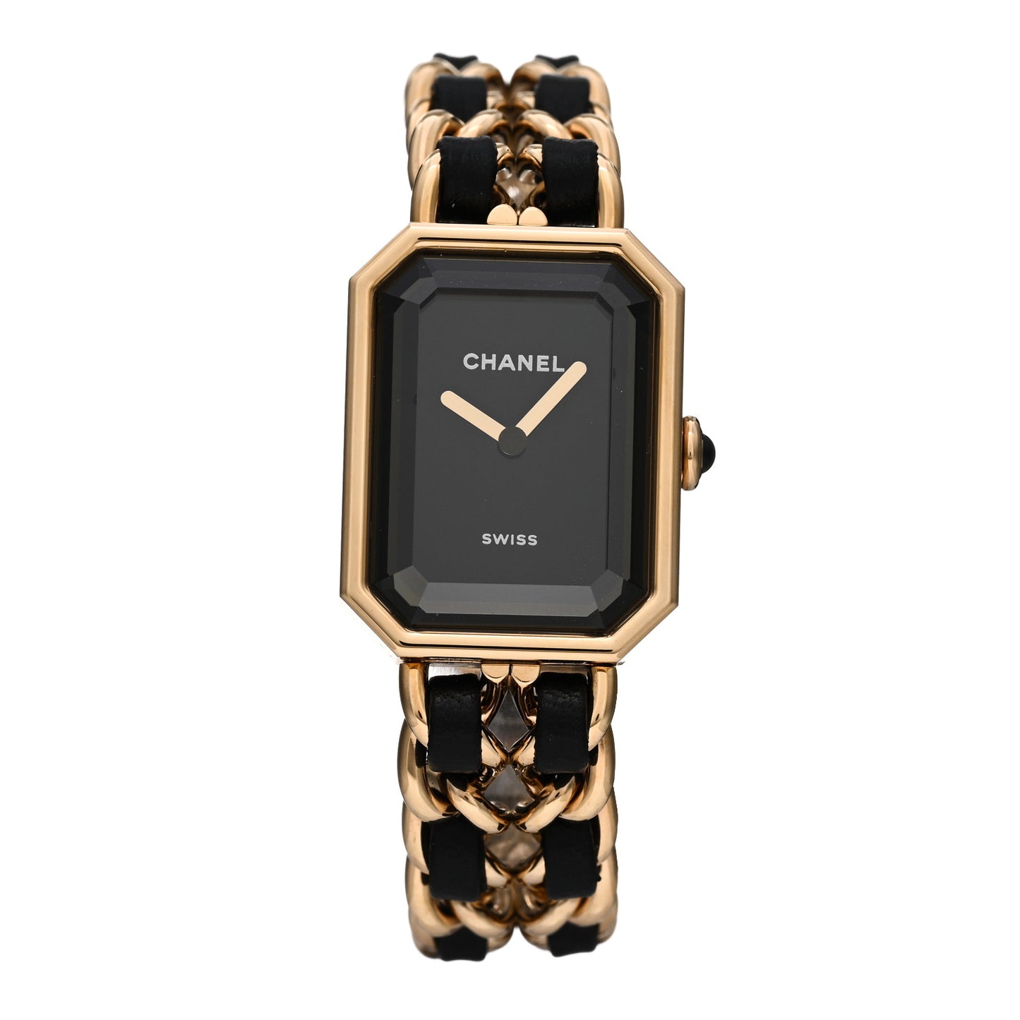 Stainless Steel Lambskin 20mm Chain Premiere Quartz Watch Gold M