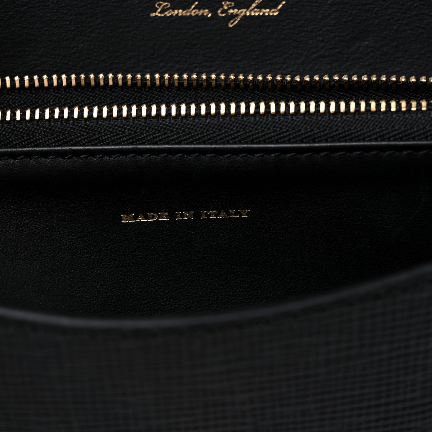 House Check Bridle Calfskin Small Madison Buckle Bag Black
