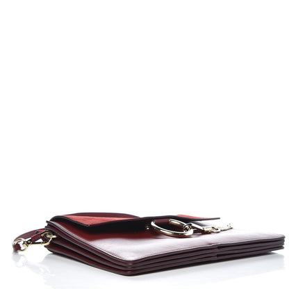 Chloe Calfskin Suede Medium Faye Shoulder Bag Plum Purple 4 of 10