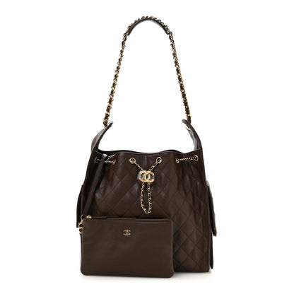 Chanel Caviar Quilted Medium Chanel 25 Handbag Dark Brown 2 of 9
