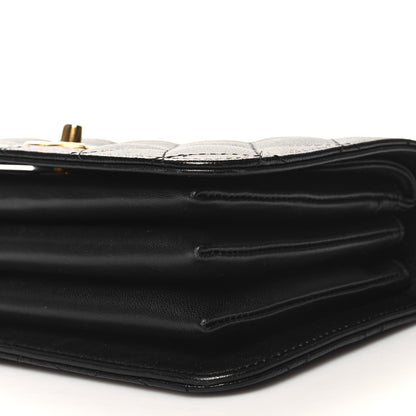 Chanel Caviar Quilted Mini Top Handle Flap Black 11 of 12