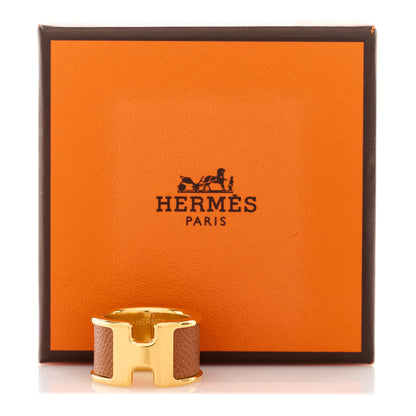 Hermes Madame Calfskin Large Olympe Ring S Gold 5 of 5