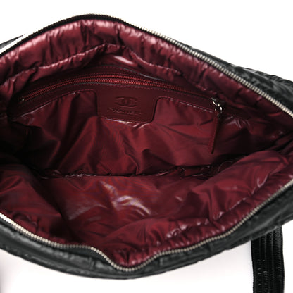 Chanel Nylon Coco Cocoon Messenger Bag Black 5 of 14