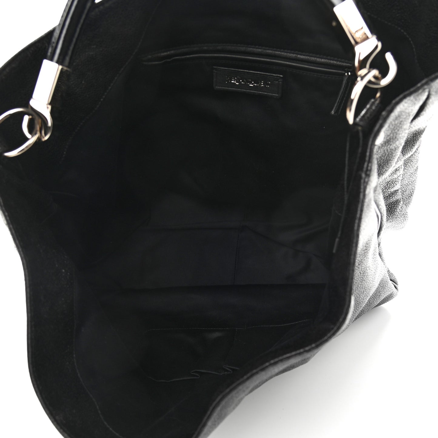 Stingray Embossed Large Roady Hobo Black