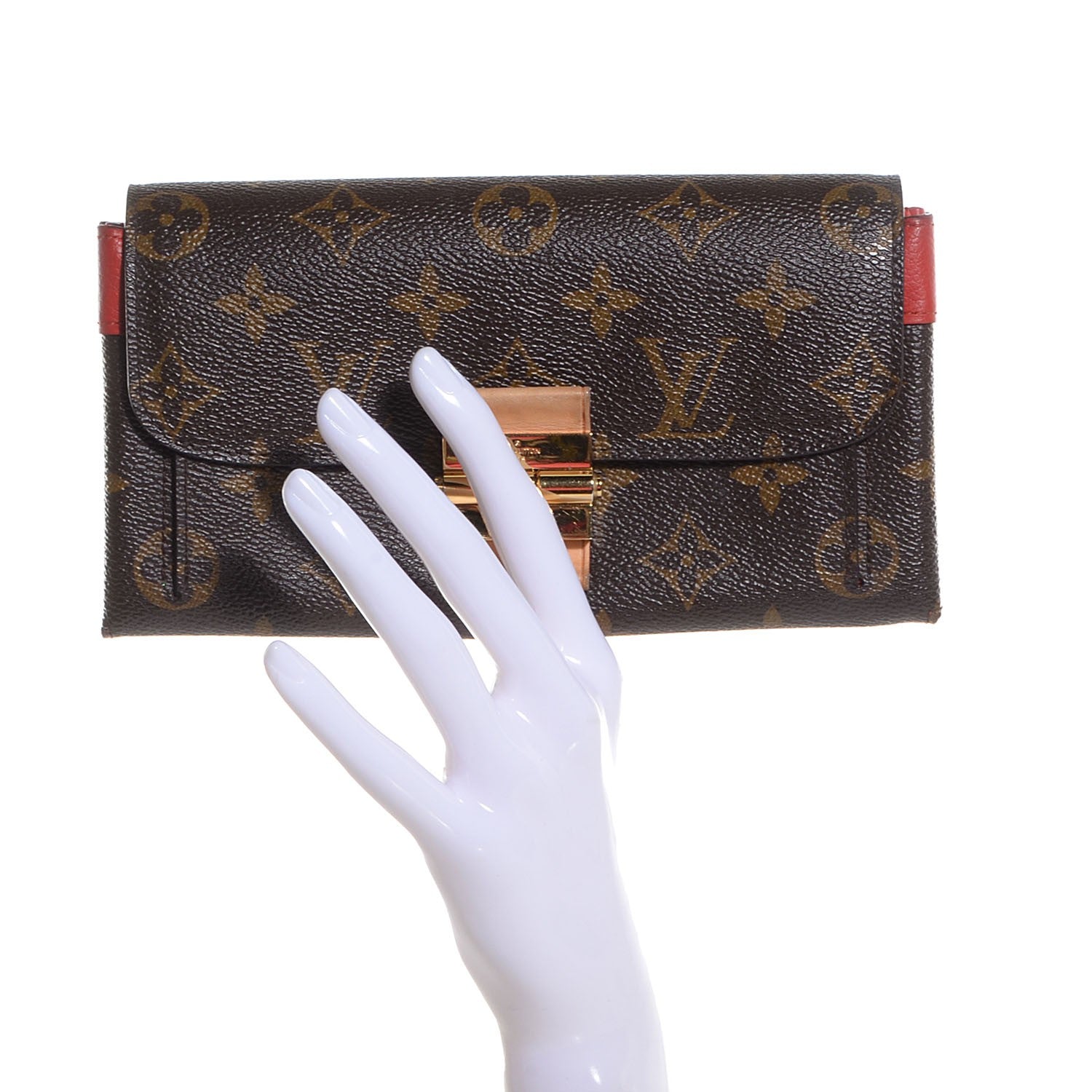 Louis Vuitton Monogram Elysee Wallet Clementine 2 of 8