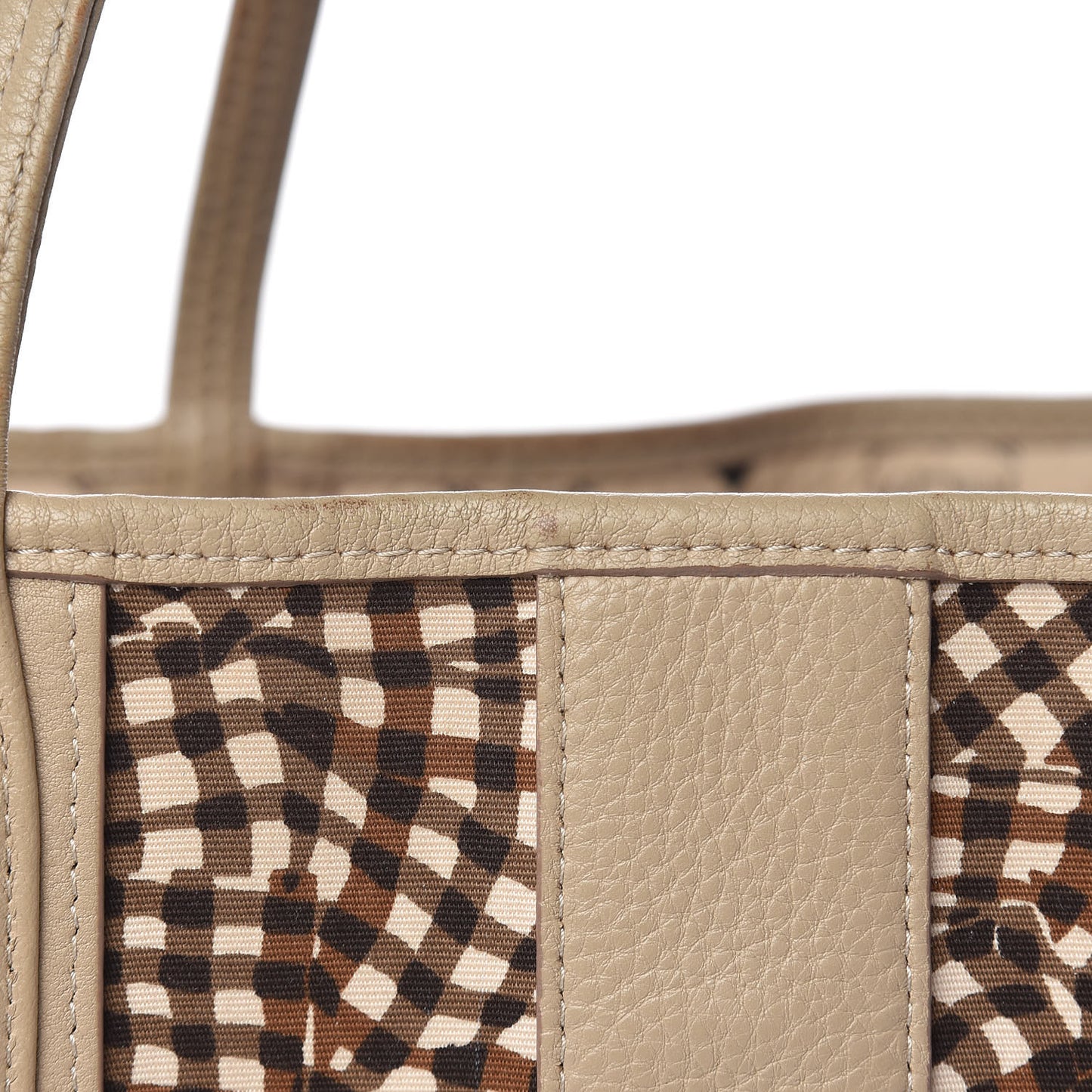Visetos Medium Liz Reversible Shopper Tote Beige