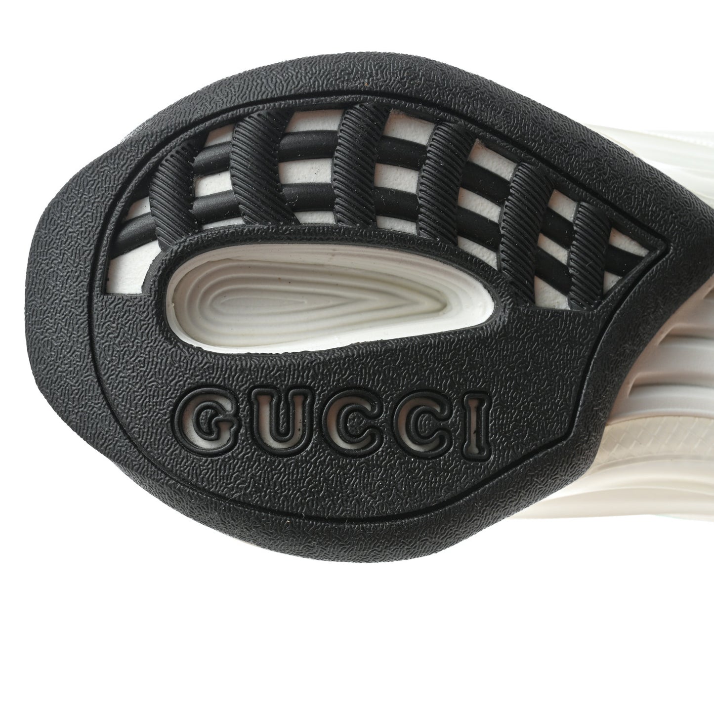 Ultralight Plutone Calfskin Womens Gucci Run Sneakers 36.5 Great White