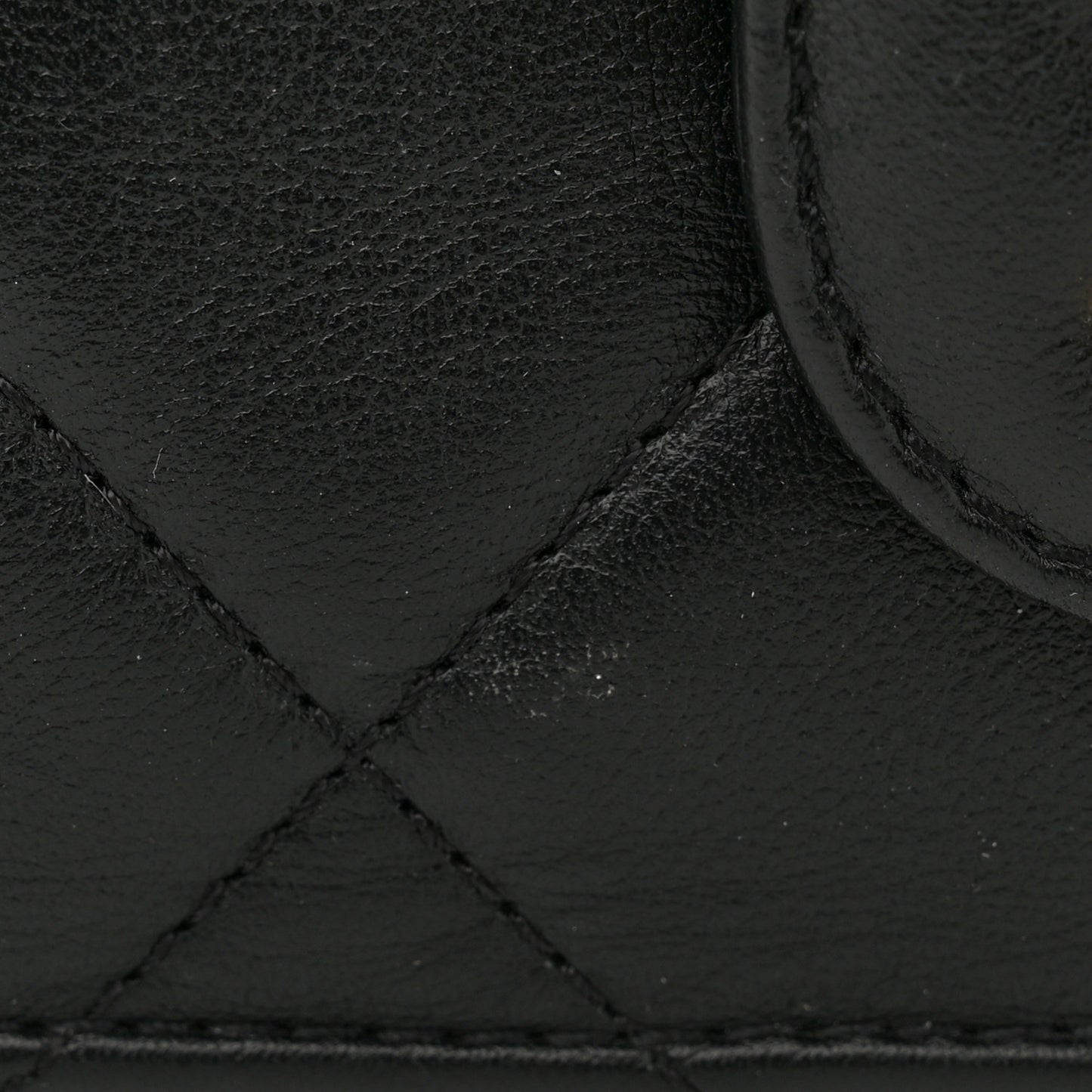 Calfskin Quilted Coco Lady Flap Black