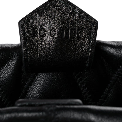 Givenchy Lambskin Quilted Mini GV Bucket Bag Black 6 of 13