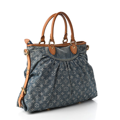 Louis Vuitton Denim Neo Cabby GM Blue 3 of 12