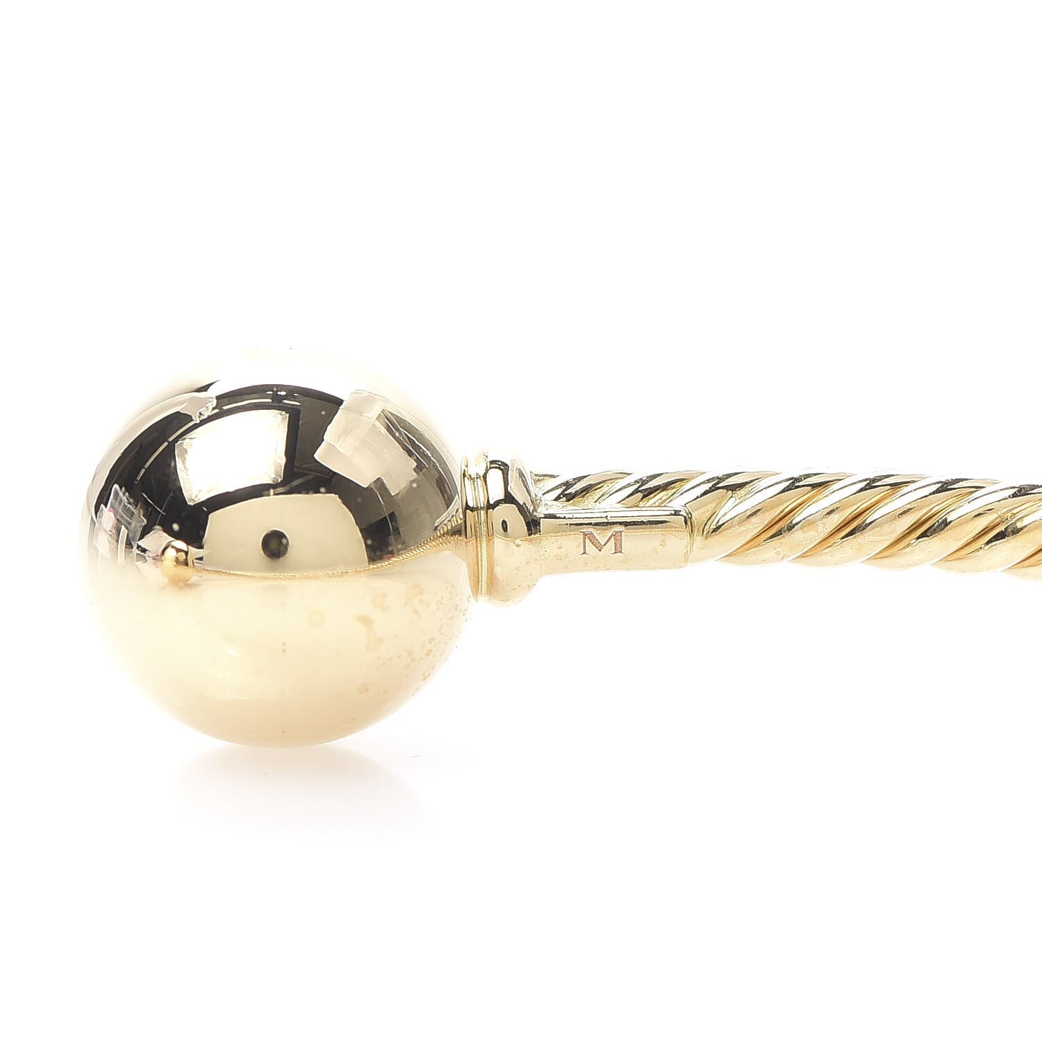 David Yurman 18K Yellow Gold 10mm Solari Bracelet 5 of 5