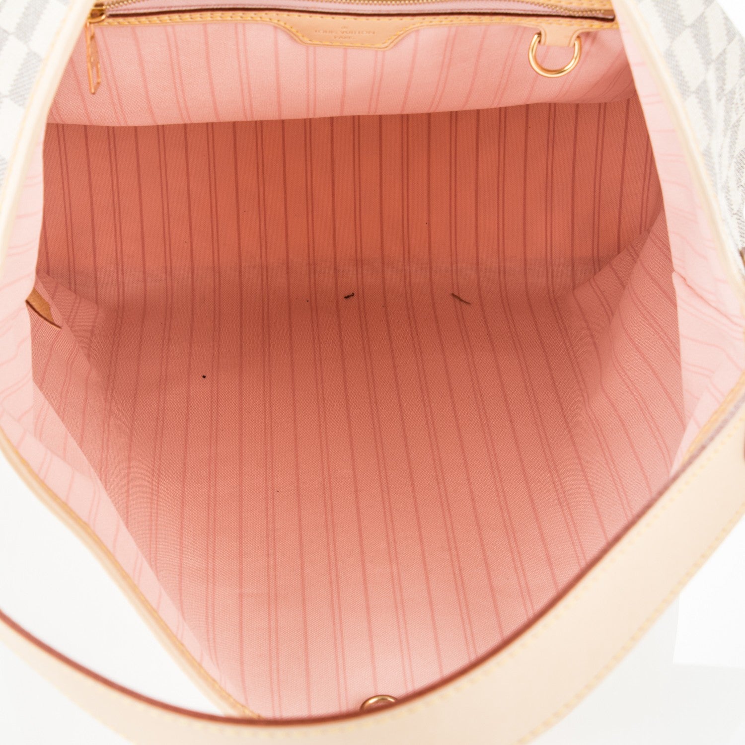 Louis Vuitton Damier Azur Delightful MM Rose Ballerine 5 of 9