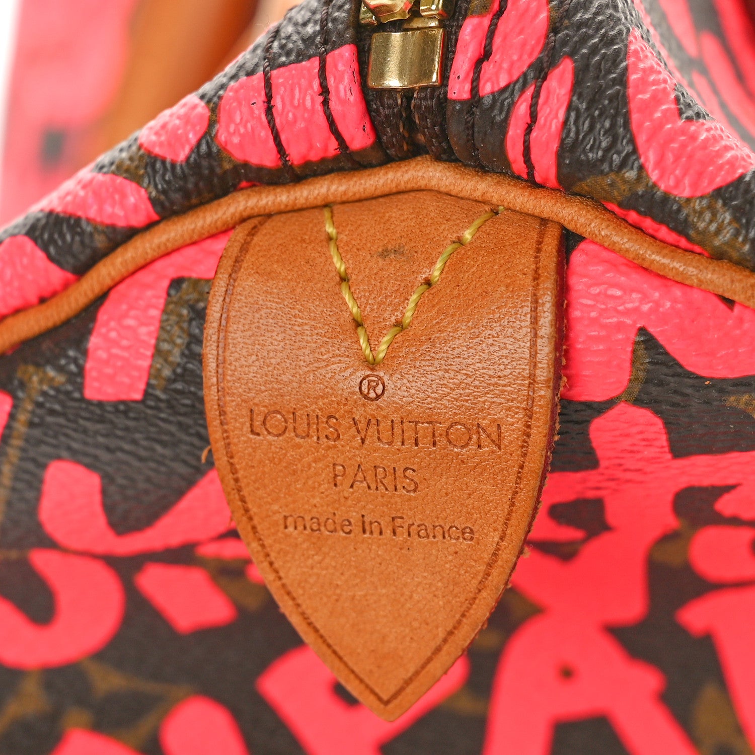 Louis Vuitton Monogram Graffiti Speedy 30 Fuchsia 7 of 12