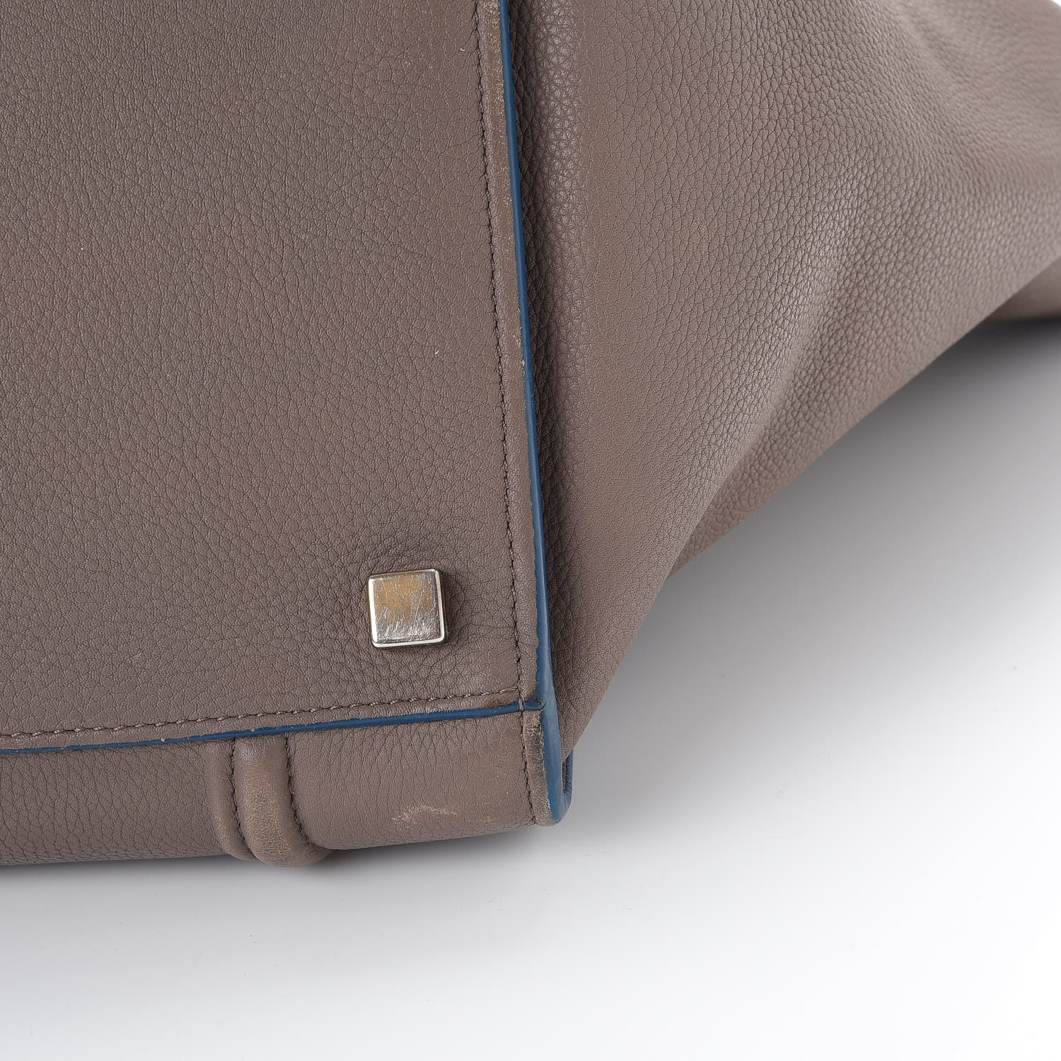 Celine Baby Grained Calfskin Medium Phantom Luggage Taupe 24 of 25