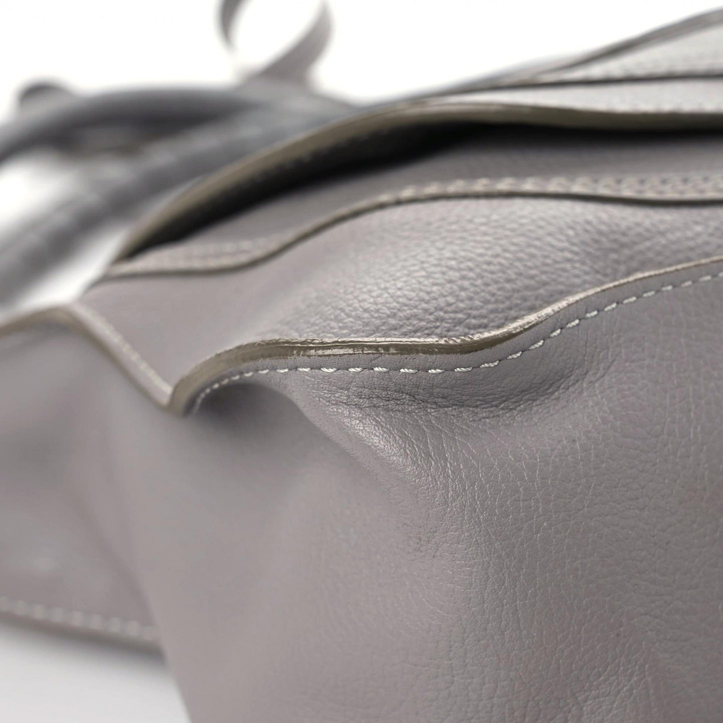 Calfskin Medium Marcie Satchel Cashmere Grey