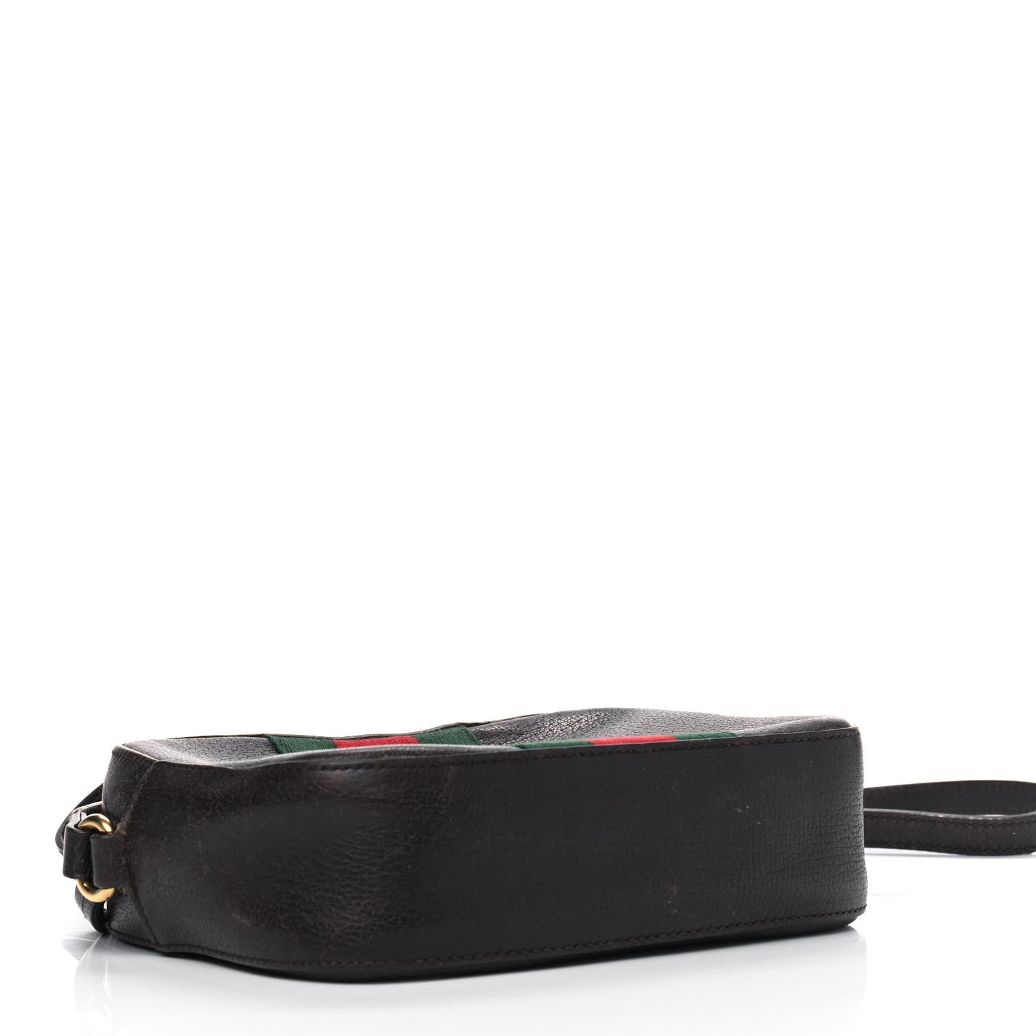 Gucci Calfskin Web Small Webby Bee Shoulder Bag Black 3 of 12