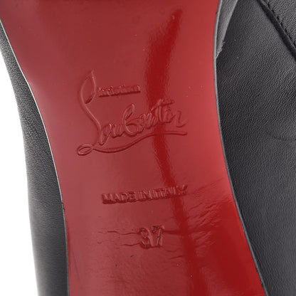 Christian Louboutin Calfskin Botalili 100 Tall Boots 37 Black 8 of 14