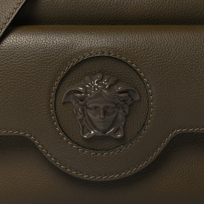 Versace Grained Calfskin Medusa Camera Bag Khaki 7 of 9
