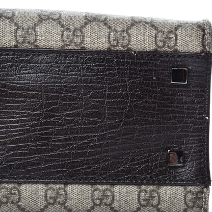 Gucci GG Plus Monogram Small Vertical Tote Dark Brown 10 of 16