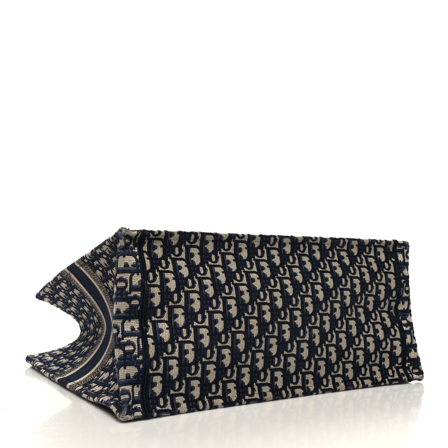 Oblique Large Book Tote Blue Multicolor