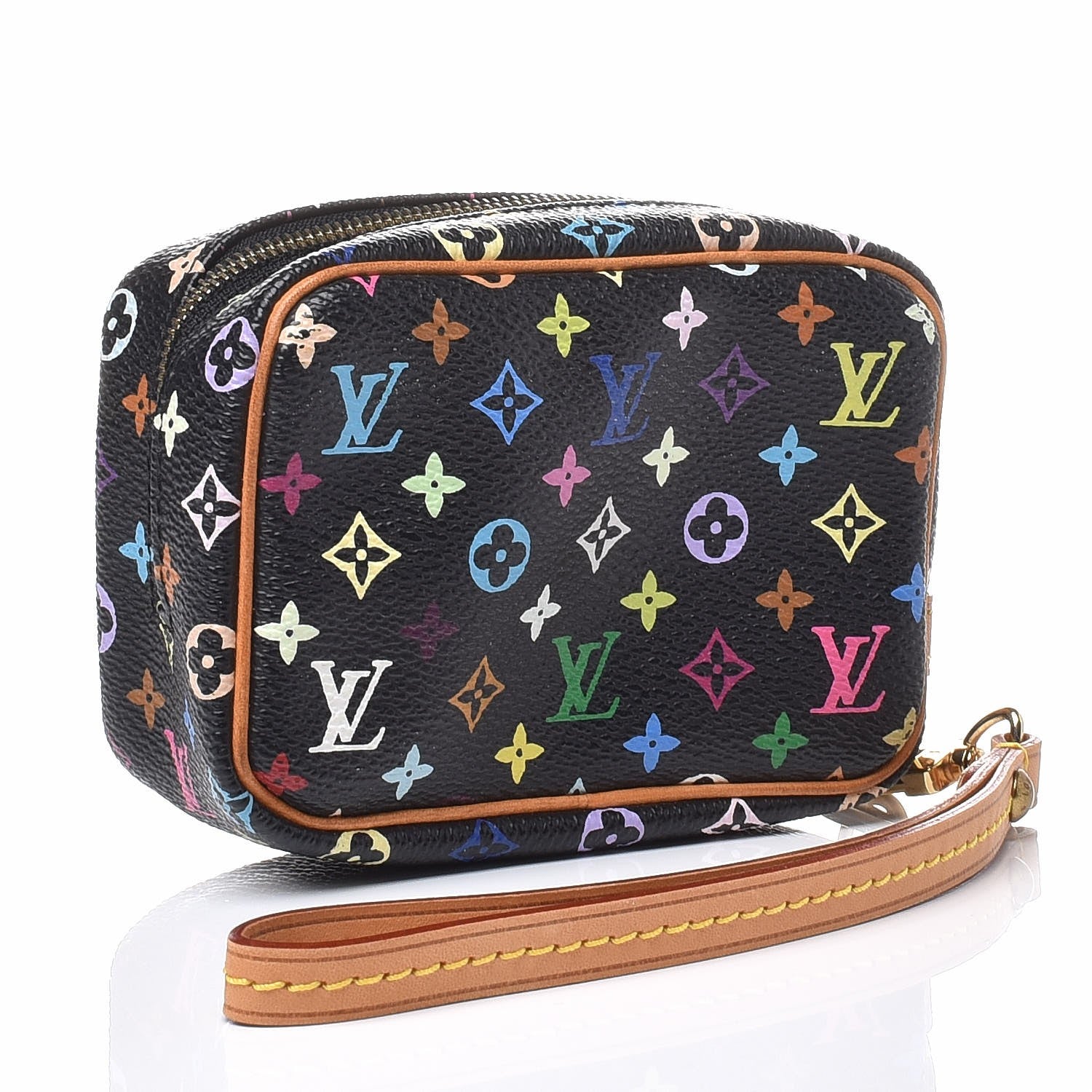 Louis Vuitton Monogram Multicolor Trousse Wapity Black 3 of 8