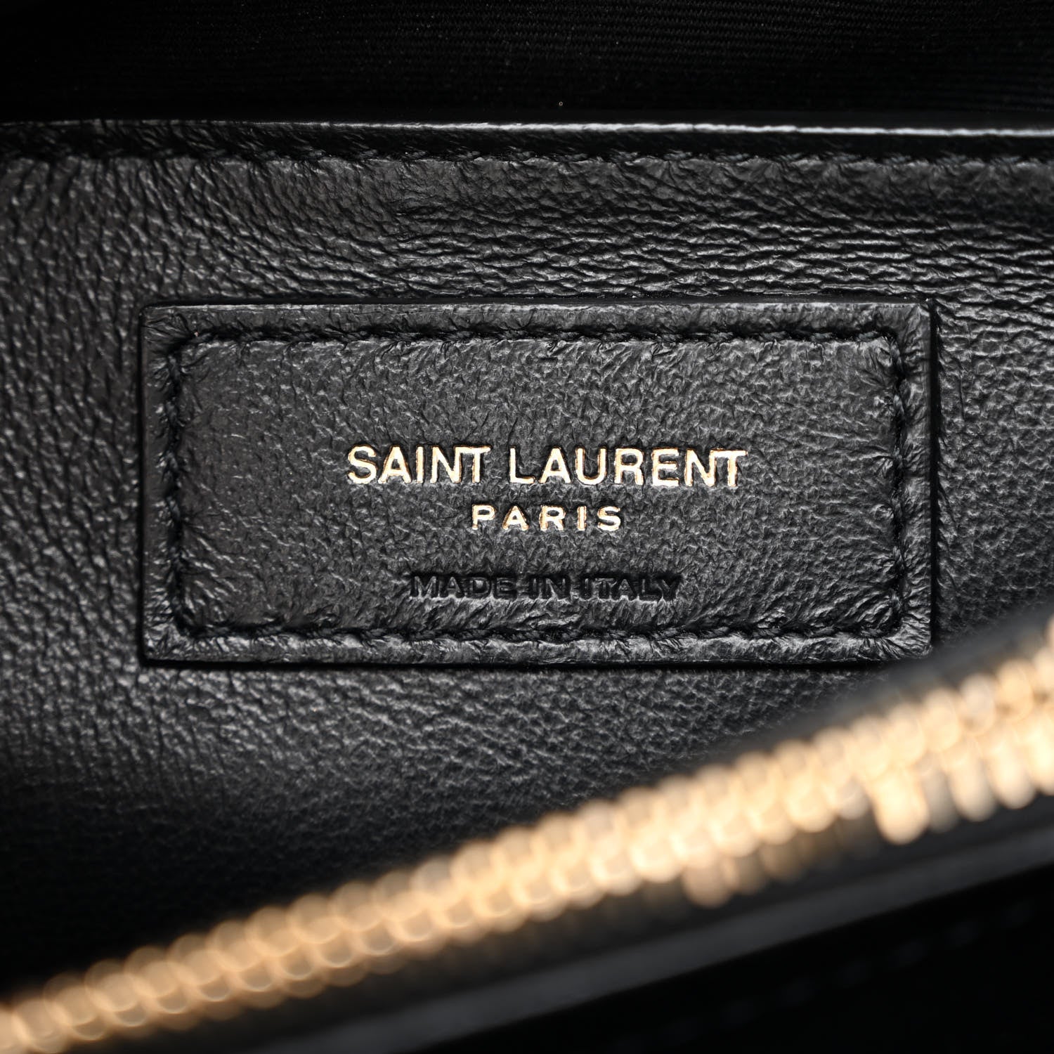 Saint Laurent Calfskin Y Quilted Monogram Small Loulou Chain Satchel Black 6 of 10