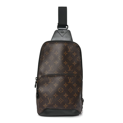 Louis Vuitton Monogram Macassar Avenue Sling Bag 1 of 9