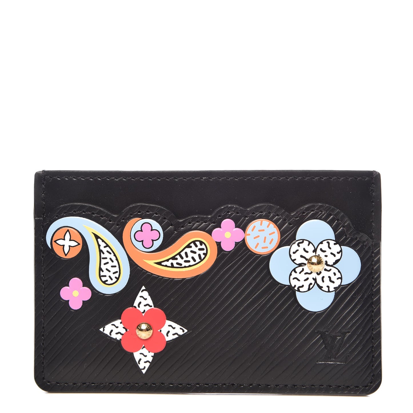 Epi Flower Remix Card Holder Black