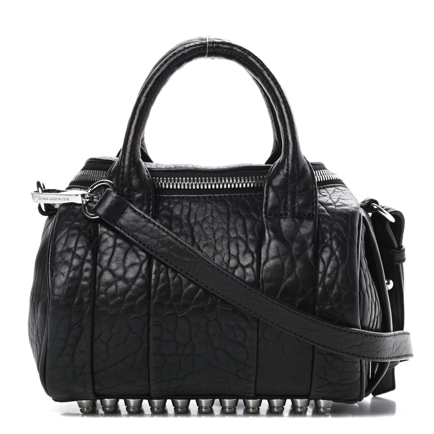 Alexander Wang Pebbled Lambskin Mini Rockie Black Rhodium Hardware 1 of 12