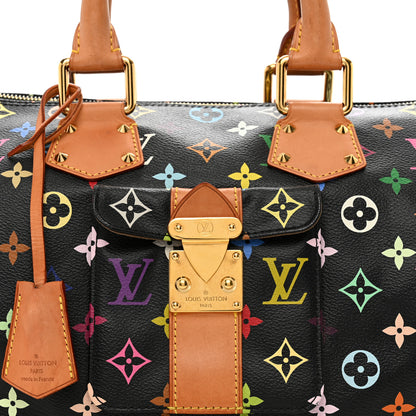 Louis Vuitton Monogram Multicolor Speedy 30 Black 7 of 10